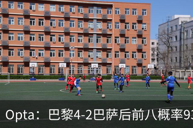 Opta：巴黎4-2巴萨后前八概率93.5%，那三冠王概率持续攀升